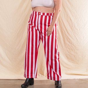Big Bud Press Vintage Stripe Work Pants Red 3X